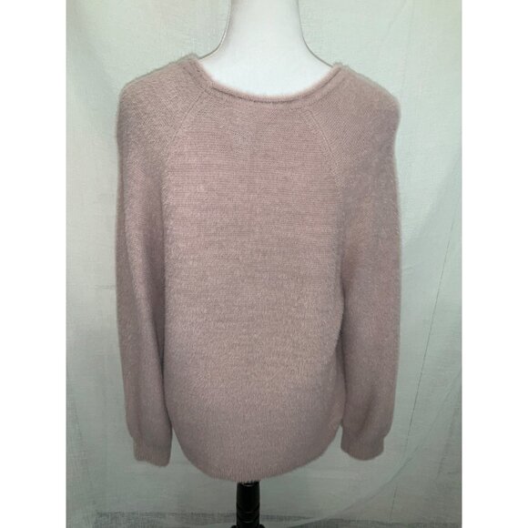 Abercrombie & Fitch Womens Soft A&F Collection V-Neck Sweater XL Mauve Pink - Picture 3 of 4